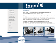 Tablet Screenshot of impuls-interactiv.ch